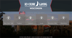 Desktop Screenshot of ho-chunkgaming.com
